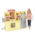Barbie Play All Day Kitchen Set with Doll