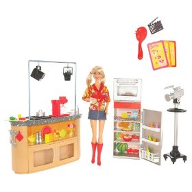 Mattel Barbie I Can Be TV Chef Playset