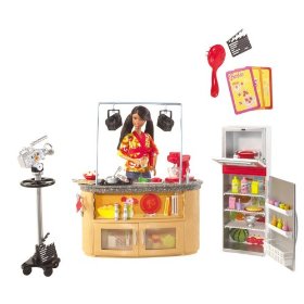 Mattel Barbie I Can Be TV Chef Playset (AA)