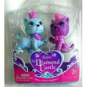 Barbie & The Diamond Castle Puppy Giftset - Purple and Blue